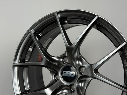 New 16X7 ET38 H2O BBS FIR Rim (4 wheel) Hyper Black 4X100
