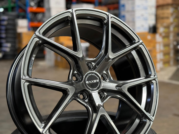 New 18x8.5 ET42 Raxer RTX02 Rim (4 wheel) Hyper Black 5x114.3