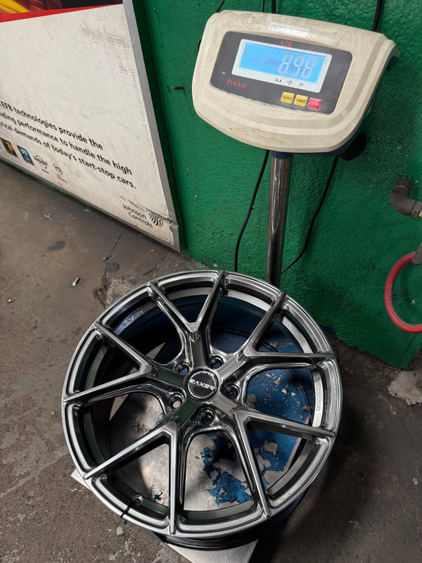 New 18x8.5 ET42 Raxer RTX02 Rim (4 wheel) Hyper Black 5x114.3