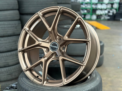 NEW 18X8.5 ET42 Raxer RTX02 Rim (4 wheel) Matte Bronze 5X114.3
