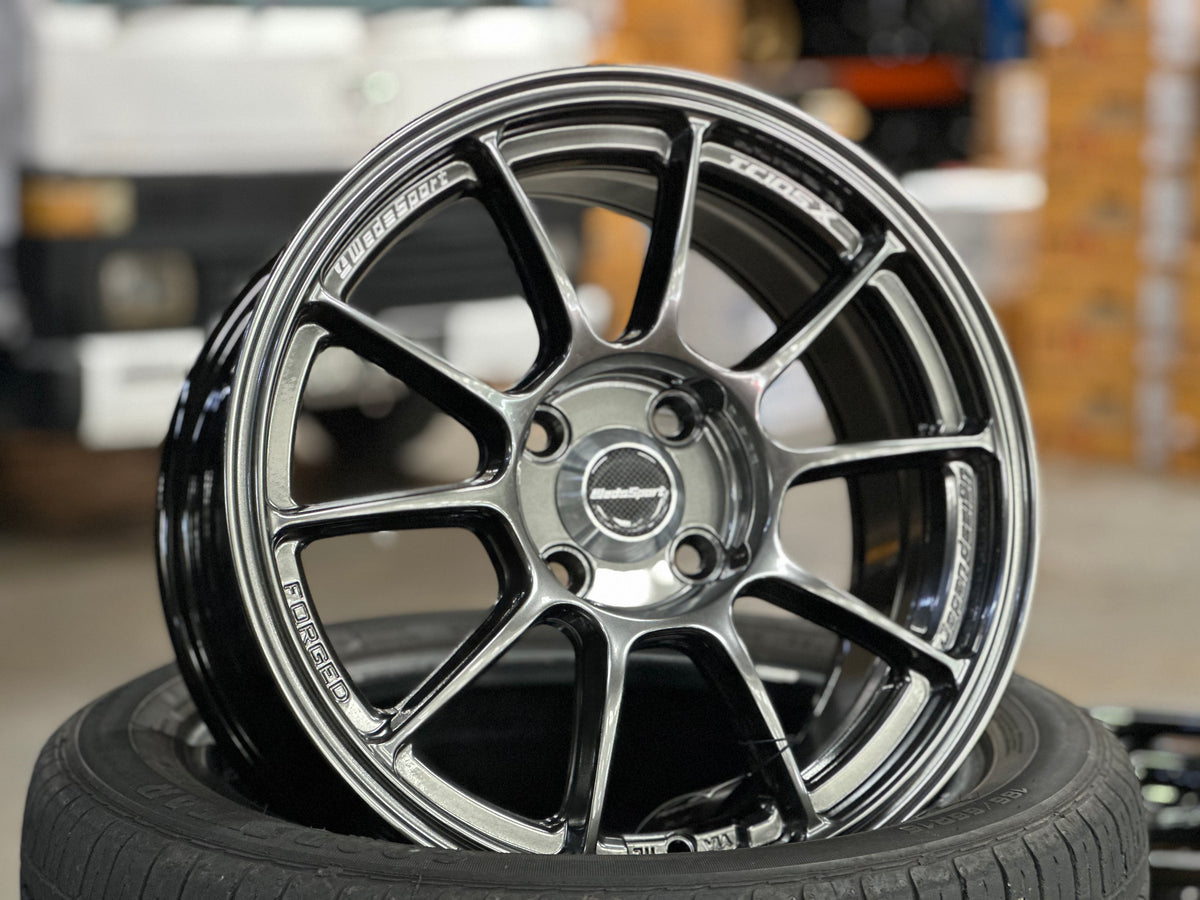 New 15X7 ET35 NK TC105X Rim (4 wheel) Gloss Grey 4X100 EJ TITAN