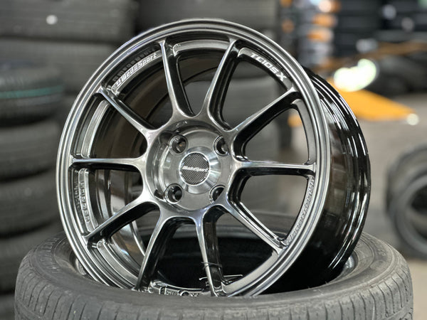 New 15X7 ET35 NK TC105X Rim (4 wheel) Gloss Grey 4X100 EJ TITAN