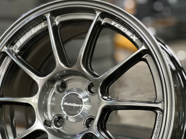 New 15X7 ET35 NK TC105X Rim (4 wheel) Gloss Grey 4X100 EJ TITAN