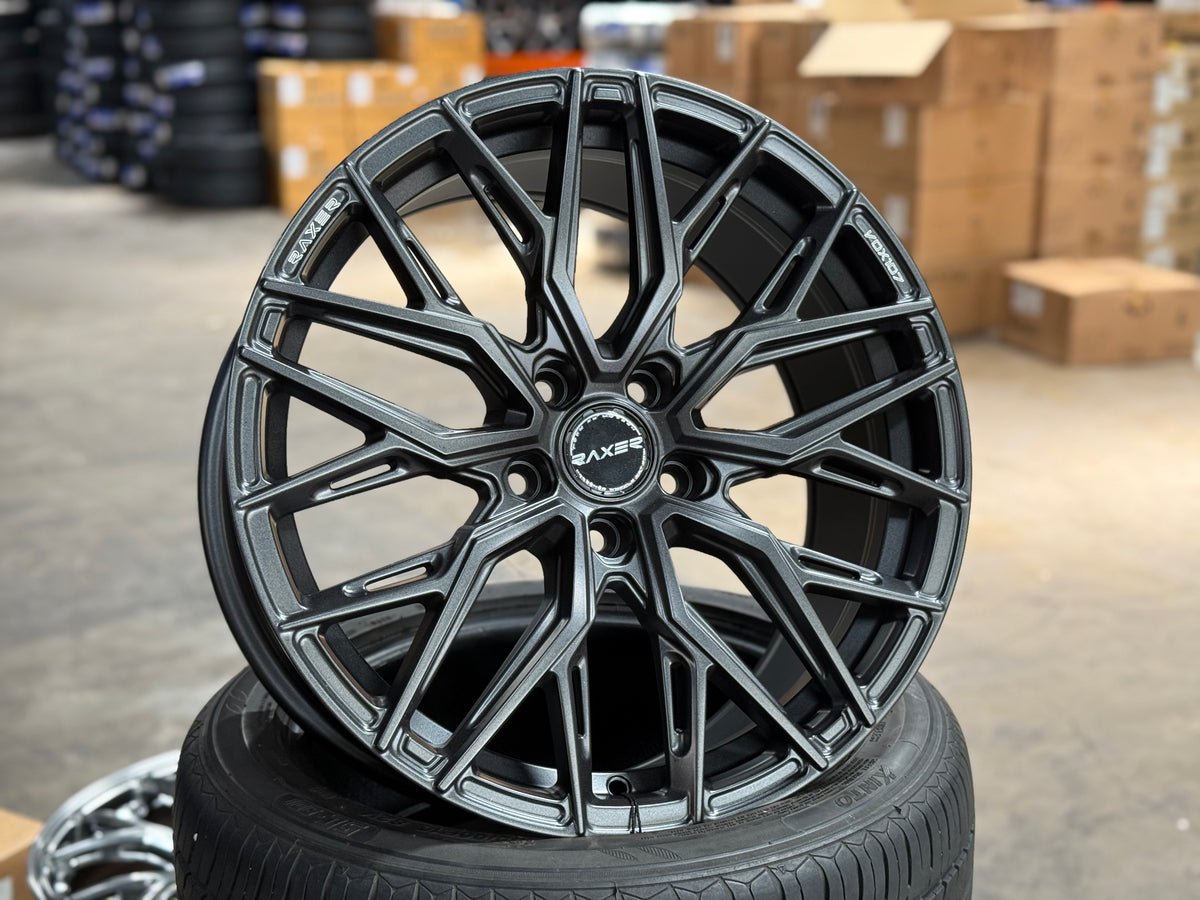 New 18x8.5 ET42 Raxer VOX107 Rim (4 wheel) Dark Gunmetal 5x112
