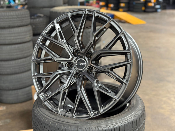 New 18x8.5 ET42 Raxer VOX107 Rim (4 wheel) Dark Gunmetal 5x112