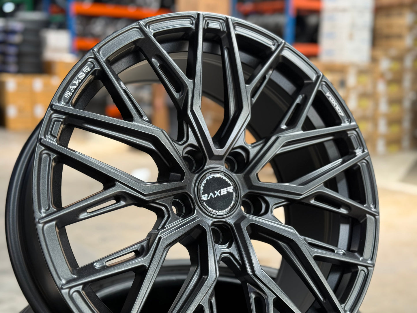 NEW 18X8.5 ET42 Raxer VOX107 Rim (4 wheel) Dark Graphite 5X112