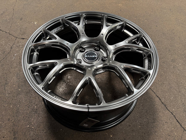 New 18x8.5 ET42 Raxer ZR72 Rim (4 wheel) Hyper Black 5x112