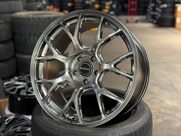 New 18x8.5 ET42 Raxer ZR72 Rim (4 wheel) Hyper Black 5x114.3