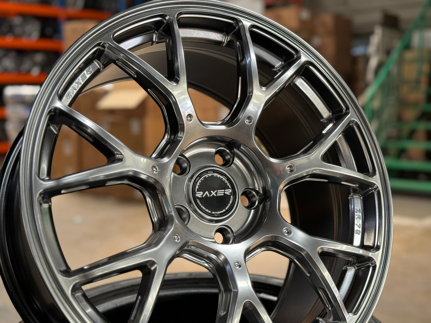 NEW 18X8.5 ET42 Raxer ZR72 Rim (4 wheel) Hyper Black 5X112