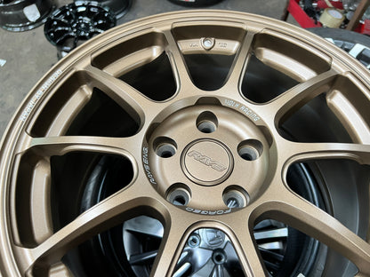 New 17X8 ET35 AOW ZE40 Rim (4 wheel) Matt Bronze 5X114.3