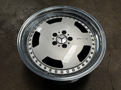 New 19x8.5 ET18 19x9.5 ET20 Overdrive Forged AERO (4 wheels) Silver 5x112