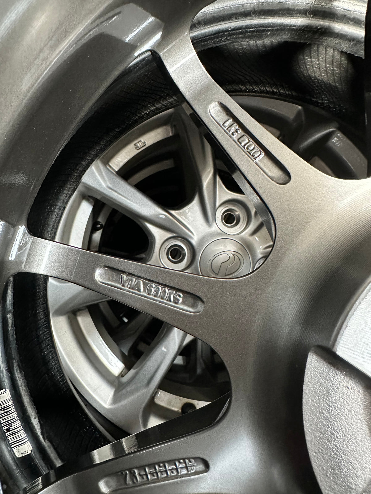 New 17X8 ET40 AOW CE28 SL Rim (4 wheel) Gloss Gunmetal 4X100
