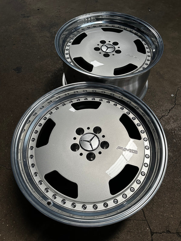 New 19x8.5 ET18 19x9.5 ET20 Overdrive Forged AERO (4 wheels) Silver 5x112