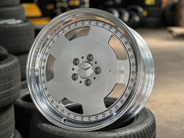 New 19x8.5 ET18 19x9.5 ET20 Overdrive Forged AERO (4 wheels) Silver 5x112