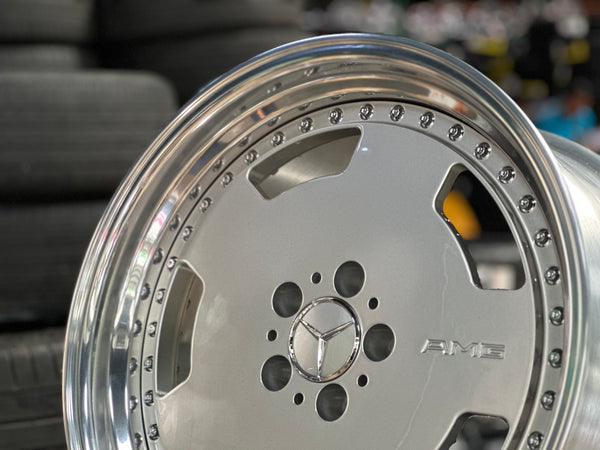 New 19x8.5 ET18 19x9.5 ET20 Overdrive Forged AERO (4 wheels) Silver 5x112