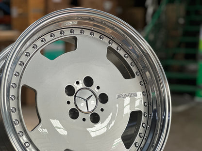 New 19x8.5 ET18 19x9.5 ET20 Overdrive Forged AERO (4 wheels) Silver 5x112