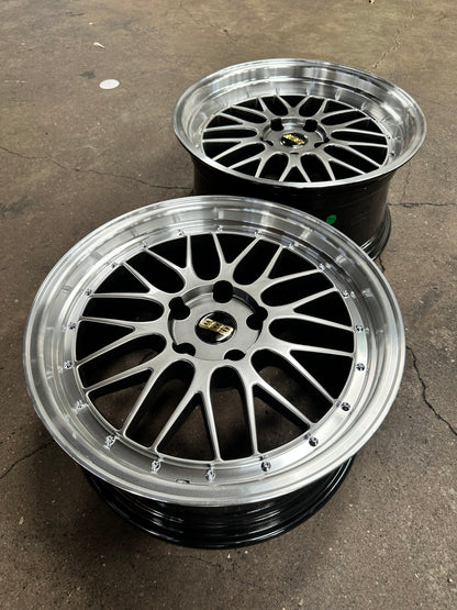 New 18x8 ET15 18x9 ET20 LM Classic design BMW (4 wheels) Hyper Black 5X120