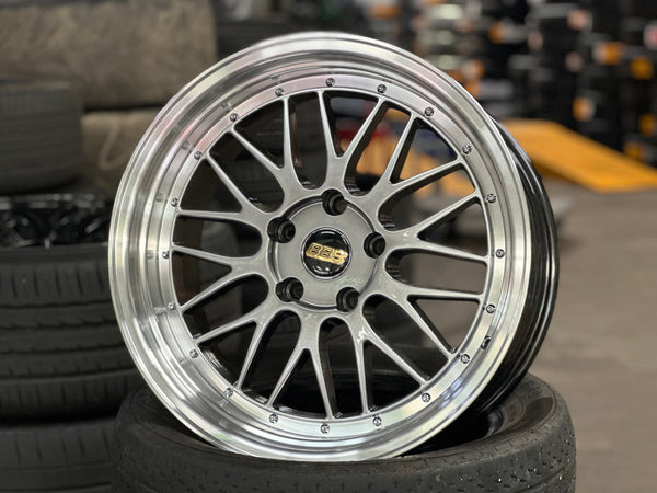 New 18x8 ET15 18x9 ET20 LM Classic design BMW (4 wheels) Hyper Black 5X120