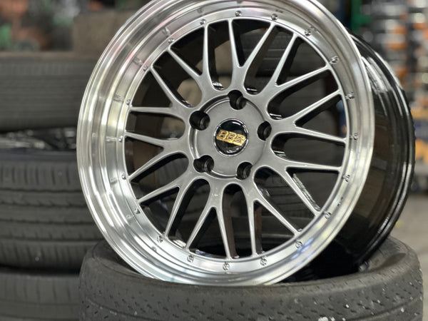 New 18x8 ET15 18x9 ET20 LM Classic design BMW (4 wheels) Hyper Black 5X120