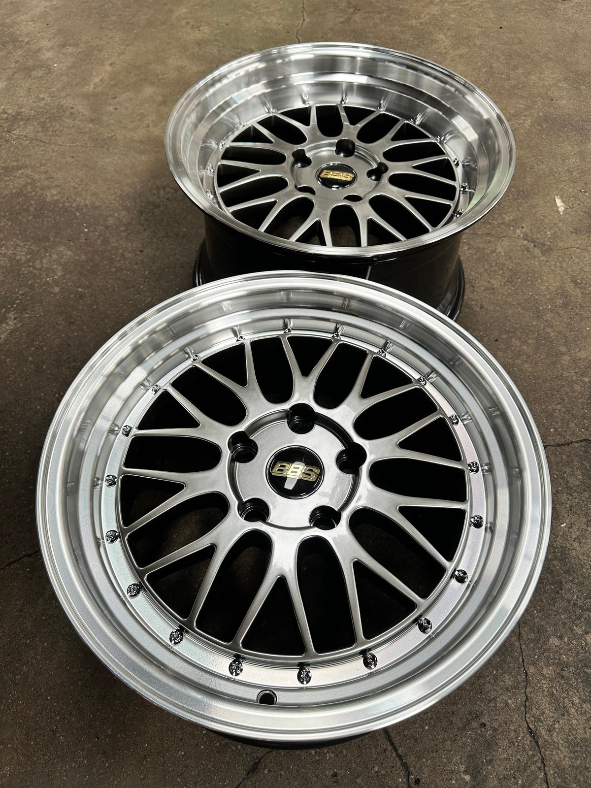 NEW 17 inch LM Style Wheels 5x120 Staggered 8.5/9.5 ET30 Deep Dish BMW