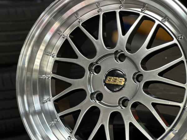 New 17X8.5 ET30 17X9.5 ET30 BBS LM Design (4 wheel) Hyper Black 5X120 BMW