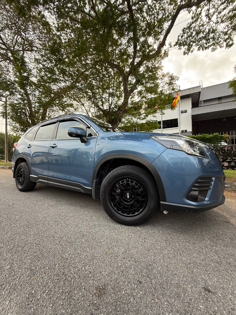 New 16X8 ET35 Lenso MX Ebola Rim (4 wheel) Matt Black 5X114.3