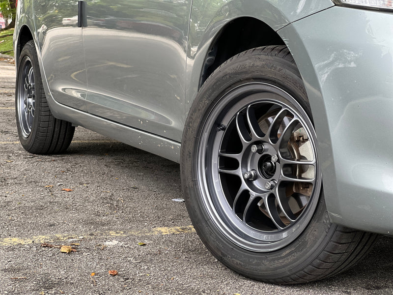 New 16X7 ET43 Enkei Racing RPF1 JAPAN Rim (4 wheel) Gloss Gunmetal 4X100