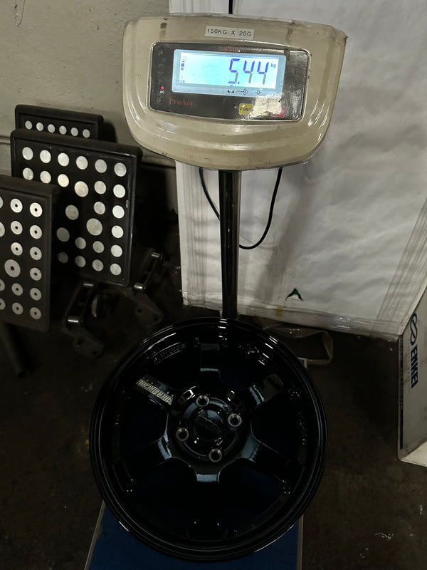 New 15X6.5 ET40 AOW Flow Formed TE37 Rim (4 wheel) Gloss Black 4X100