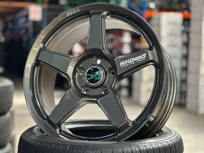 New 18x8 ET42 Hotwheels HW01 Flow Formed Rim Racing Graphite 5x114.3