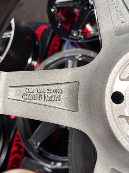 New 18x8 ET42 Hotwheels HW01 Flow Formed Rim Racing Graphite 5x114.3