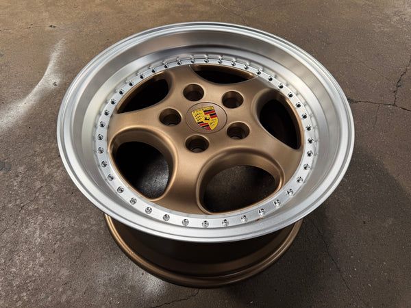 New 18x8 ET50 18x9.5 ET50 H20 Porsche Carrera Classic (4 wheels) BRONZE 5X130