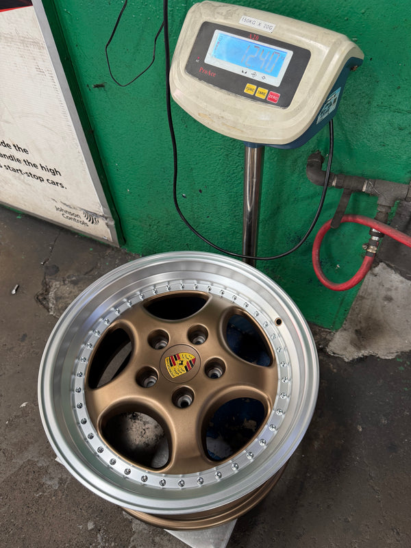 New 18x8 ET50 18x9.5 ET50 H20 Porsche Carrera Classic (4 wheels) BRONZE 5X130