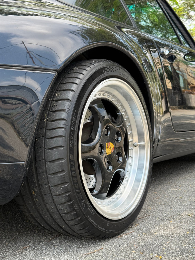 New 18x8 ET50 18x9.5 ET50 Porsche Carrera (4 wheels) Classic Silver 5x130