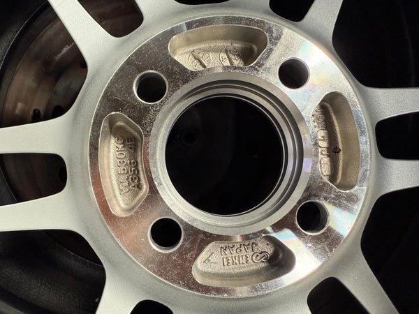 New 16x7 ET43 Enkei Racing RPF1 Rim (4 wheel) Silver 4x100