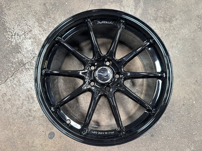 New 18x8.5 ET35 Hotwheels HW03 Flow Formed Rim Racing Black 5x114.3