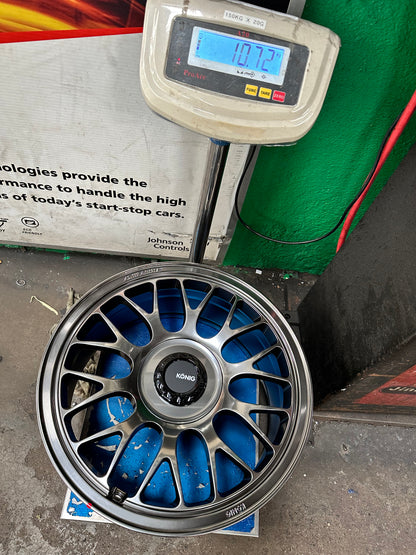 New 18x8.5J ET43 Konig MRK1 Rim (4 wheel) 5x114.3 Gloss Grey