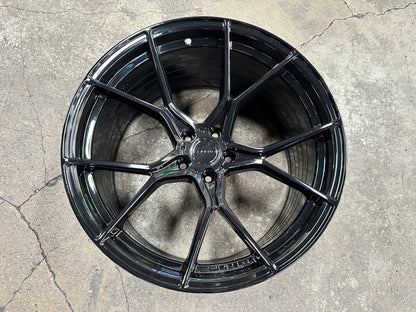 New 20x10 ET25 20x11 ET10 Stance SF07 Nissan (4 wheel) 5x114.3 Gloss Black