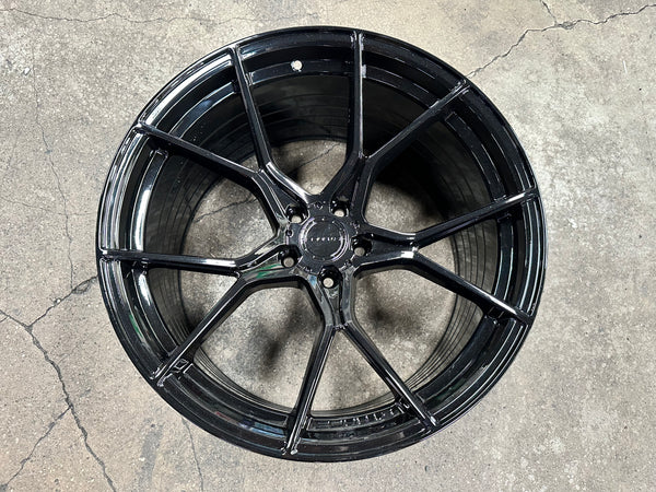 New 20x10 ET25 20x11 ET10 Stance SF07 Nissan (4 wheel) 5x114.3 Gloss Black