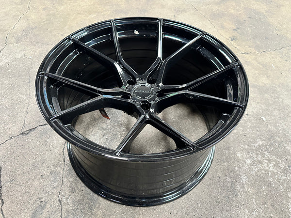 New 20x10 ET25 20x11 ET10 Stance SF07 Nissan (4 wheel) 5x114.3 Gloss Black