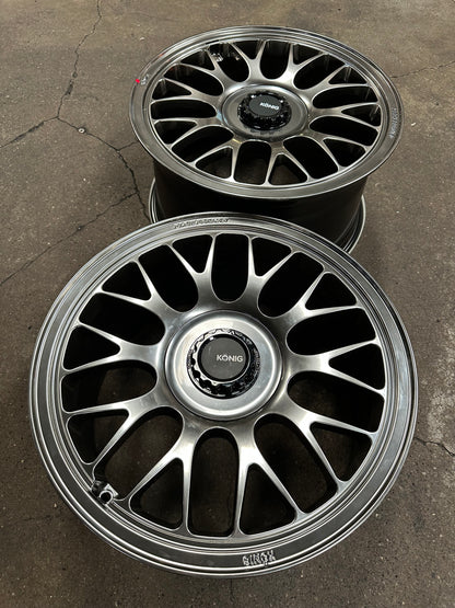 New 18x8.5 ET32 18x9.5 ET35 Konig MRK1 BMW (4 wheels) Hyper Carbon 5X120