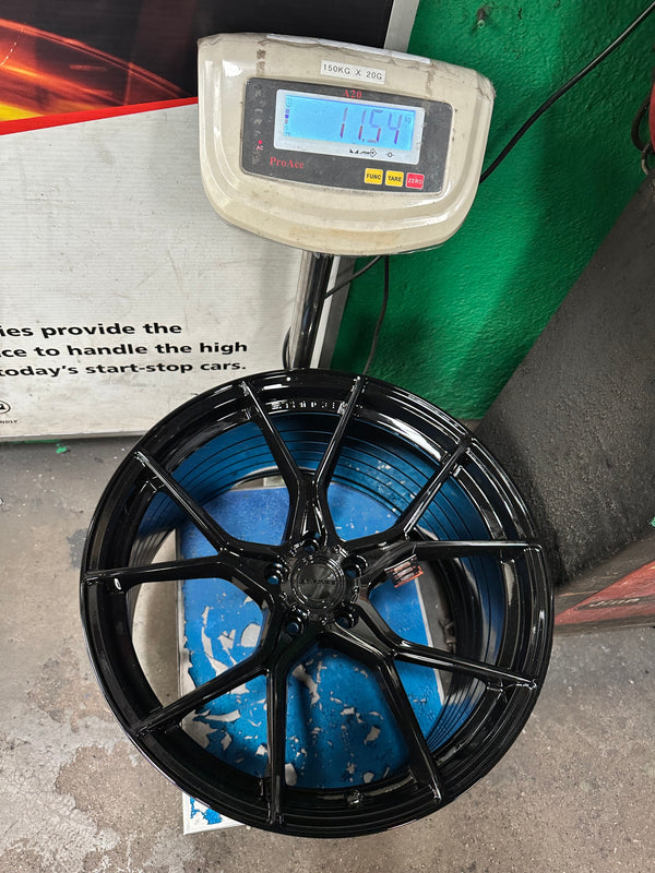 New 20x10 ET25 20x11 ET10 Stance SF07 Nissan (4 wheel) 5x114.3 Gloss Black