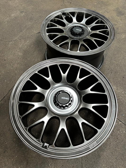 New 18X8.5 ET32 18X9 ET36 Konig MRK1 (4 wheel) 5X112