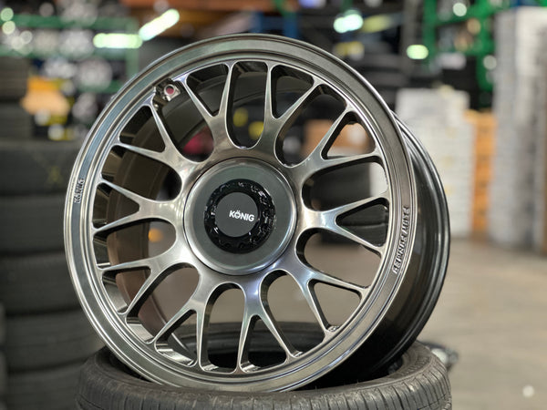 New 18X8.5 ET32 18X9 ET36 Konig MRK1 (4 wheel) 5X112