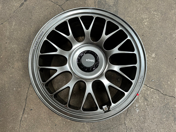 New 18x8.5 ET35 18x9.5 ET40 Konig MRK1 (4 wheels) Hyper Carbon 5X114.3