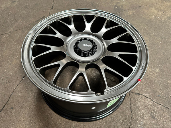 New 18x8.5 ET35 18x9.5 ET40 Konig MRK1 (4 wheels) Hyper Carbon 5X114.3