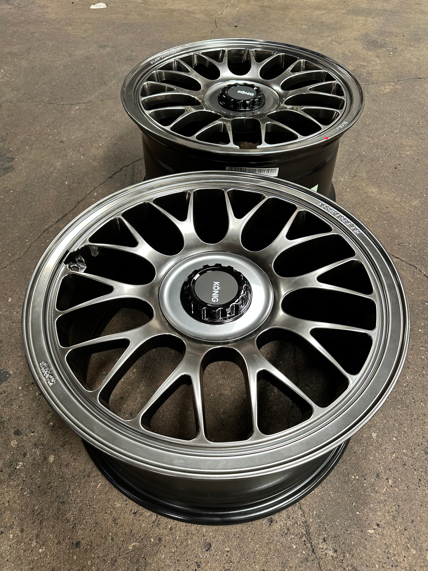 New 18x8.5 ET35 18x9.5 ET40 Konig MRK1 (4 wheels) Hyper Carbon 5X114.3