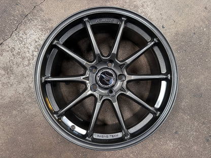 New 18x8.5 ET35 Hotwheels HW03 Flow Formed Rim Racing Graphite 5x114.3