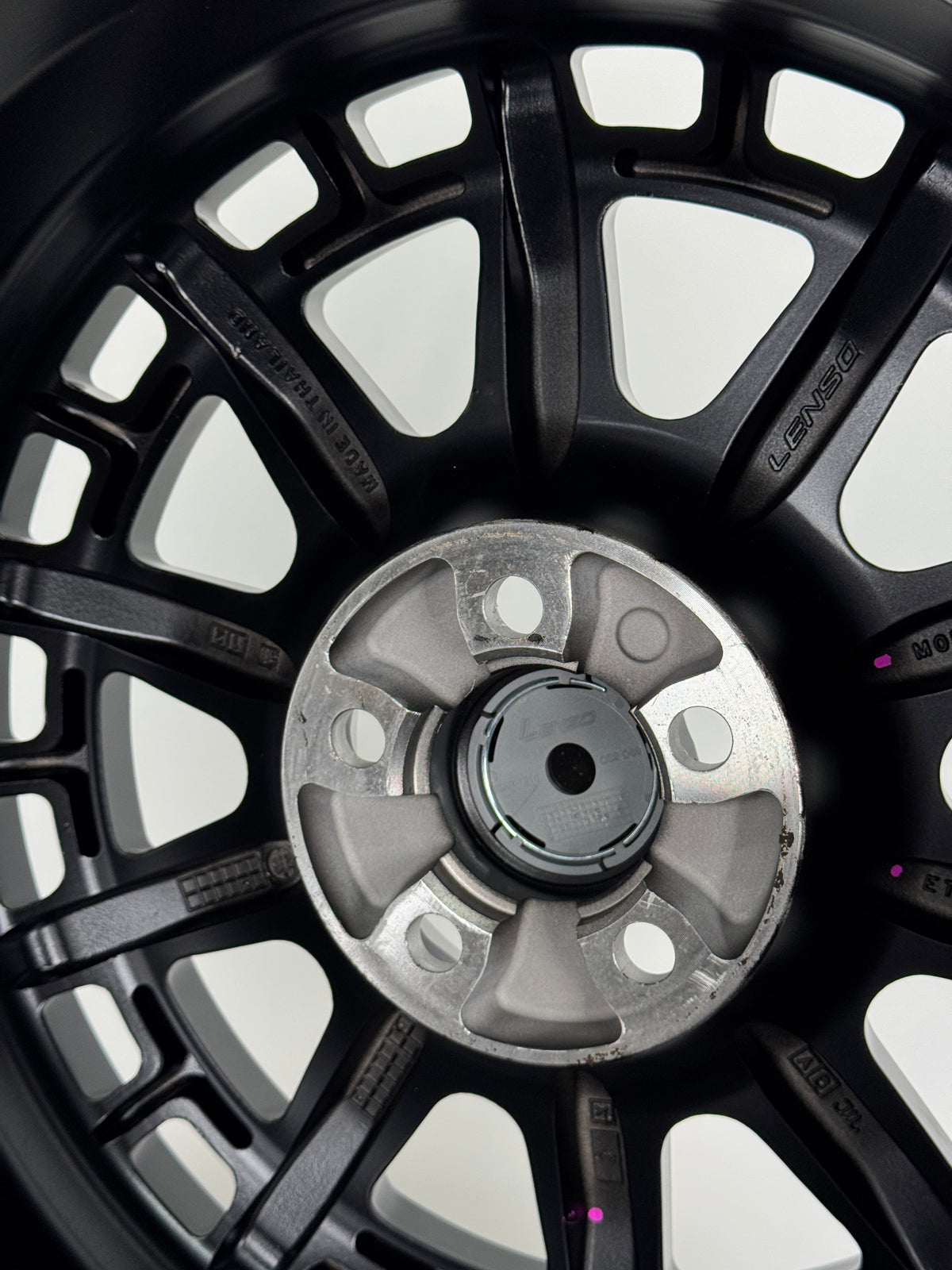 New 17X7.5 ET40 Lenso MX Ebola Rim (4 wheel) Matt Black 5X100