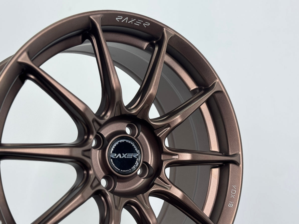New 17X7.5 ET42 Raxer VOX10 Rim (4 wheel) Matt Bronze 4X100
