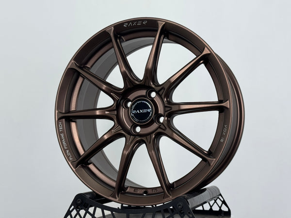 New 17X7.5 ET42 Raxer VOX10 Rim (4 wheel) Matt Bronze 4X100
